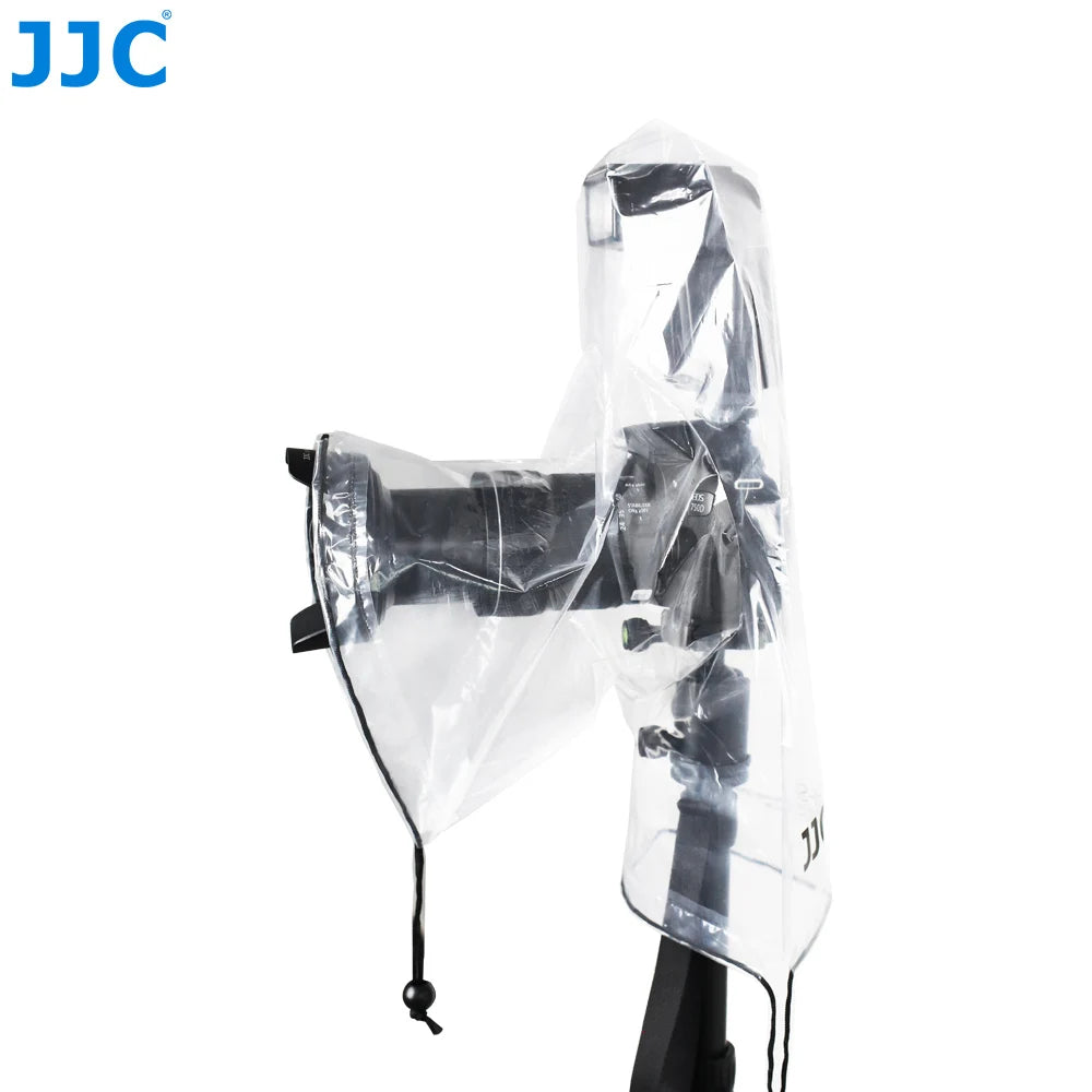 JJC 2 Pcs Camera Rain Cover with Flash Cover