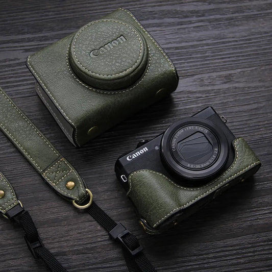 Leather Camera Body BOX Case