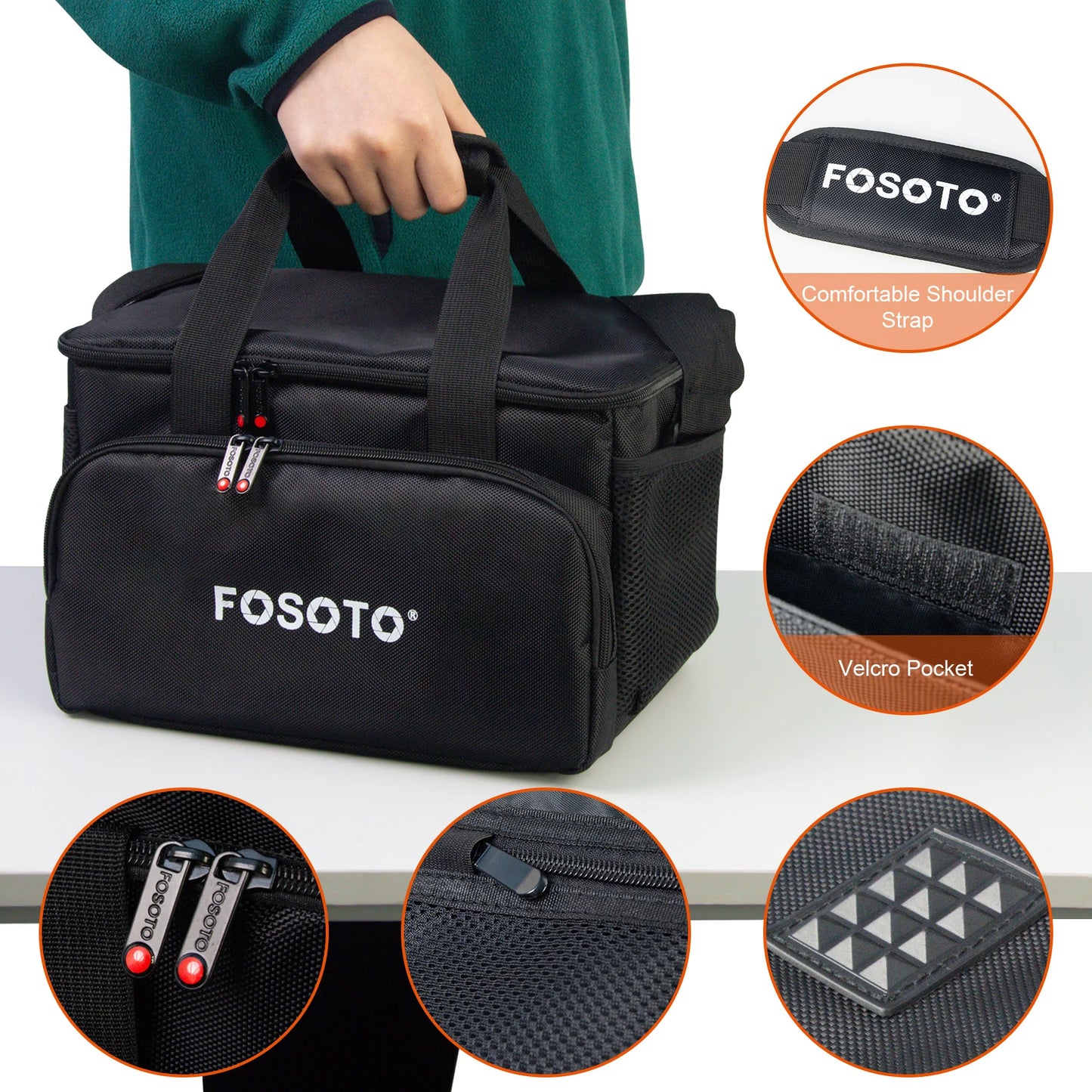 Fosoto Large Capacity Photography Camera Bag