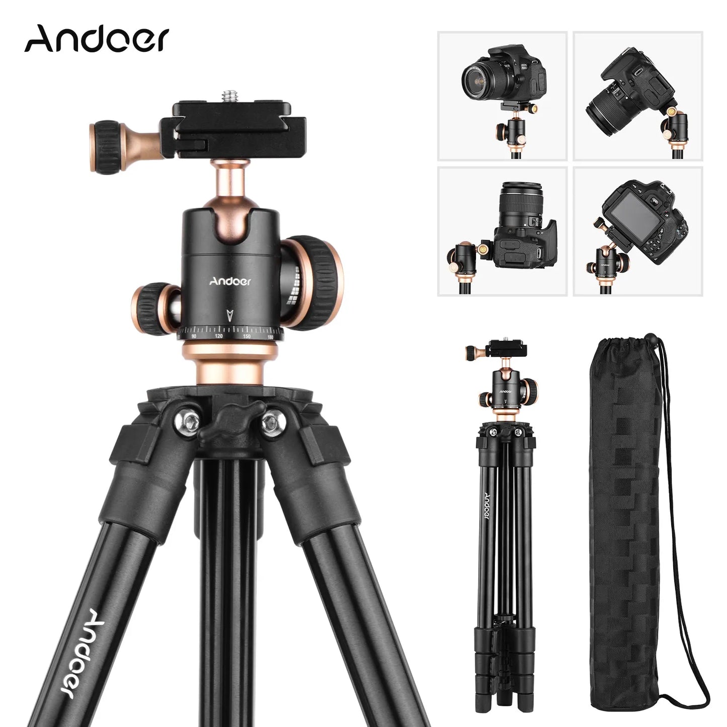 Andoer Q160SA Camera Tripod